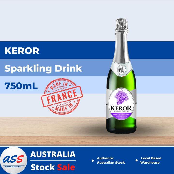 Keror Sparkling Red Grape, 750mL [Produced in France] Lazada PH