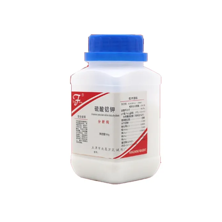 Aluminum potassium sulfate to beriberi alum mordant twelve water