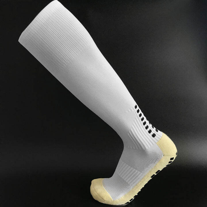 2pcs-football-socks-knee-high-non-slip-soccer-basketball-hockey-sports-grip-socks-thickened-rubber-pad-anti-slip-soccer-socks