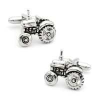 Men 39;s Tractor Cuff Links Copper Material Black Color