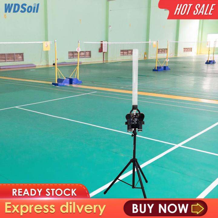 WDSoil Automatic Badminton Serve Machine Sports Training for Outdoor