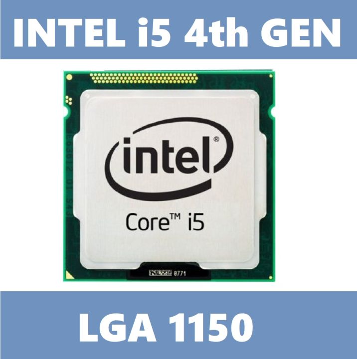 Dele Wreck husdyr Intel Core i5 4th gen cpu processor LGA 1150 (i5-4440, i5-4460, i5-4570, i5-4590,  4440, 4460, 4570, 4590, i3) | Lazada PH