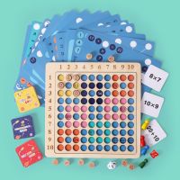 Children 99 Multiplication Table Math Toys Arithmetic Teaching Aids Montessori Educational Wooden Toys for Kids Gifts Math