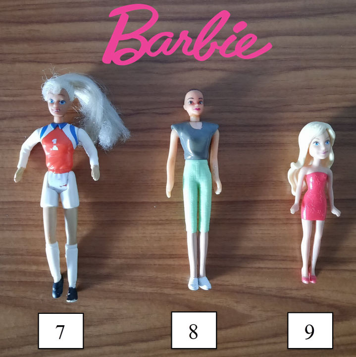มือสอง-ตุ๊กตา-barbie-บาร์บี้-mattel-ของแท้-ลิขสิทธิ์แท้-จาก-mcdonald-ชุด-spy-squad-my-scene-chelsea-the-dreamhouse-ซื้อแยกตัวได้