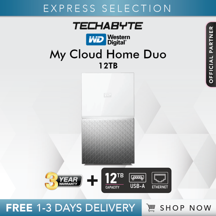 WD My Cloud Home Duo 20TB 2-Bay Personal Cloud