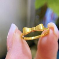 [COD] same style of the Zhou familys fugitive princess ring female fragrant sand gold open square bow