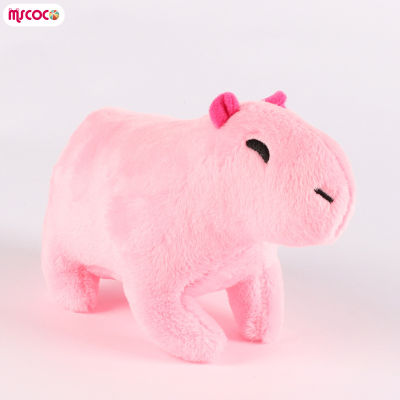 MSCOCO แบบจำลองหมวกคาปิบาร่าของเล่นตุ๊กตายัดไส้ Boneka Mainan จำลองน่ารักสร้างสรรค์สำหรับเด็กผู้หญิงและเด็ก