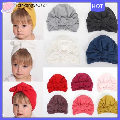 ที่รัดศีรษะผ้าฝ้ายหมวกสวมศีรษระหมวกเด็กอ่อนยางยืด XINYANG941727สำหรับเด็กหัดเดินฤดูหนาวหูกระต่าย
