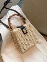 2023 Luxury Designer Summer Shoulder Crosssbody Bag Handle Straw Handbags New Fashion Casual For Women Beach Travel Purse