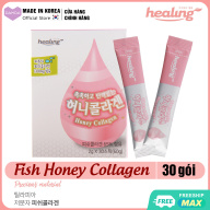 Bột uống Collagen Nguyên Chất từ Cá hồi, Mật ong, Vitamin C, Chanh tươi Healing Honey - Thực Phẩm Chức Năng Hàn Quốc thumbnail