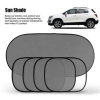 【LZ】 5PCS Car Window Sunshade Cover Block For Kids Car Side Rear Window Shade Cling Sunshades Sun Shade Cover Visor Shield Screen