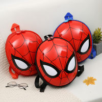 Egg shell spider man schoolbag childrens small bag kindergarten boys 1-3-6 years old cute cartoon girls small backpack