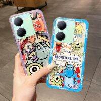 เคสพร้อมส่ง VIVO Y27 4G 5G Y36 4G 5G 4G 5G ซิลิโคนลายสัตว์ประหลาดน่ากลัวต่างด้าวสุดเท่เคสใส่โทรศัพท์ใสสำหรับ VIVOY275G เคสนิ่ม