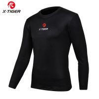 X-TIGER Winter Long Sleeve Cycling Base Layer Underwear Fleece Sports Bike Shirt Keep Warm Racing Road Bicycle Cycling Jerseys