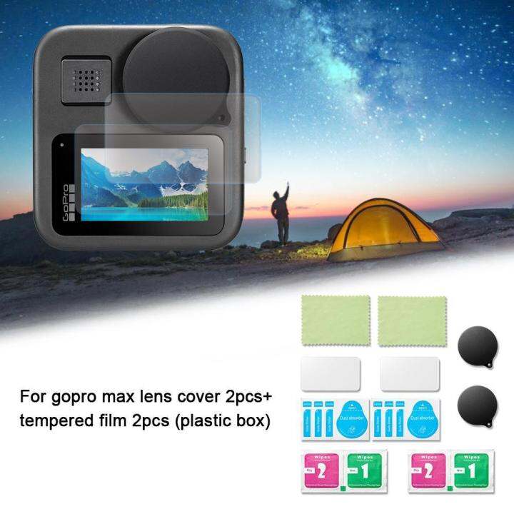 ฟิล์มกระจกนิรภัย-กันรอย-gopro-max-tempered-glass-lcd-lens-cover-for-gopro-max-gopro