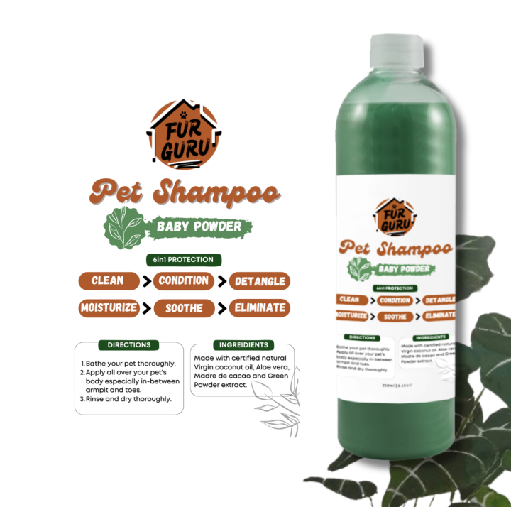 Pet Shampoo (Baby Powder, Strawberry, Lavender and Bubble Gum Scent) by