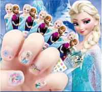 Beauty Nail Sticker for kids สติ๊กเกอร์ติดเล็บเด็ก 3D Sticker [แผ่นละ 15฿  ซื้อ 4 แถม 1] สติ๊กเกอร์แต่งเล็บ ลายเจ้าหญิง เอลซ่า Frozen Sofia  ในสต็อกในประเทศไทย