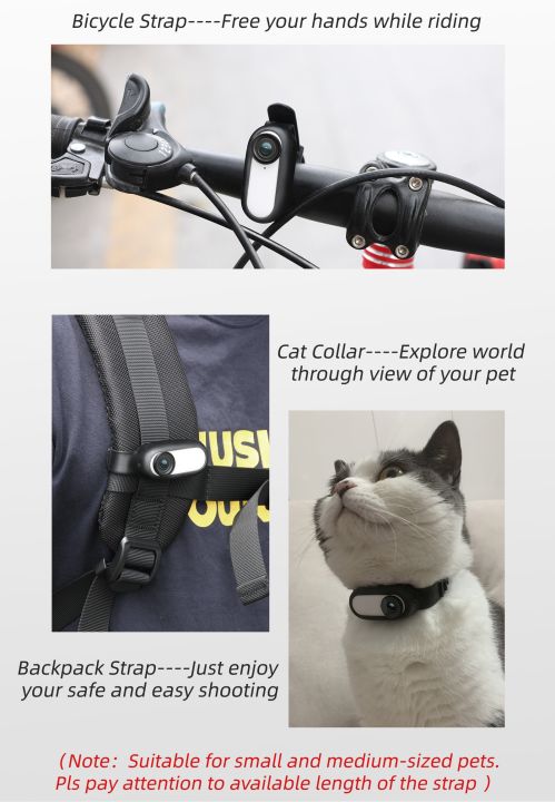 camera-strap-silicone-protective-cover-for-insta360-go-2-wristband-palm-backpack-stripe-bicycle-strap-cat-collar-accessories