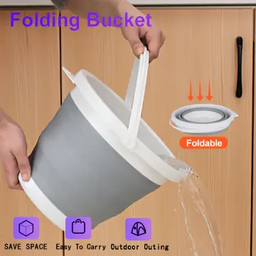Collapsible Mop Bucket Portable Folding Car Wash Bucket Outdoor