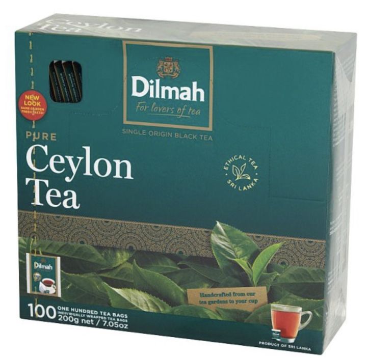 thebeastshop-1x-100ซอง-dilmah-ชาดิลมา-ชาสมุนไพรพรีเมี่ยม-premium-tea-black-bag-ชาดำ-ชาศรีลังกา-ชาซอง-ผงชา-ชาสำเร็จรูป