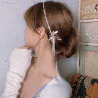 ▣☏■ Luxurious Vintage Bow Tassel Head Wear Headband for Women Rhinestone Non-slip Border Girl Hairpin Fancy Hair Accessorie Gift