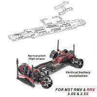 Narrow Vertical High Traction Carbon Fiber Chassis and Battery Holder for MST RMX RRX 2.0S 2.5S 1:10 Drift Car Silvery SSG v