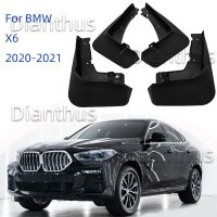 บังโคลนหน้าสำหรับรถยนต์ BMW X6 2020-2021กันการสาดป้องกันการเปรอะเปื้อนอุปกรณ์เสริมบังโคลนด้านหลัง