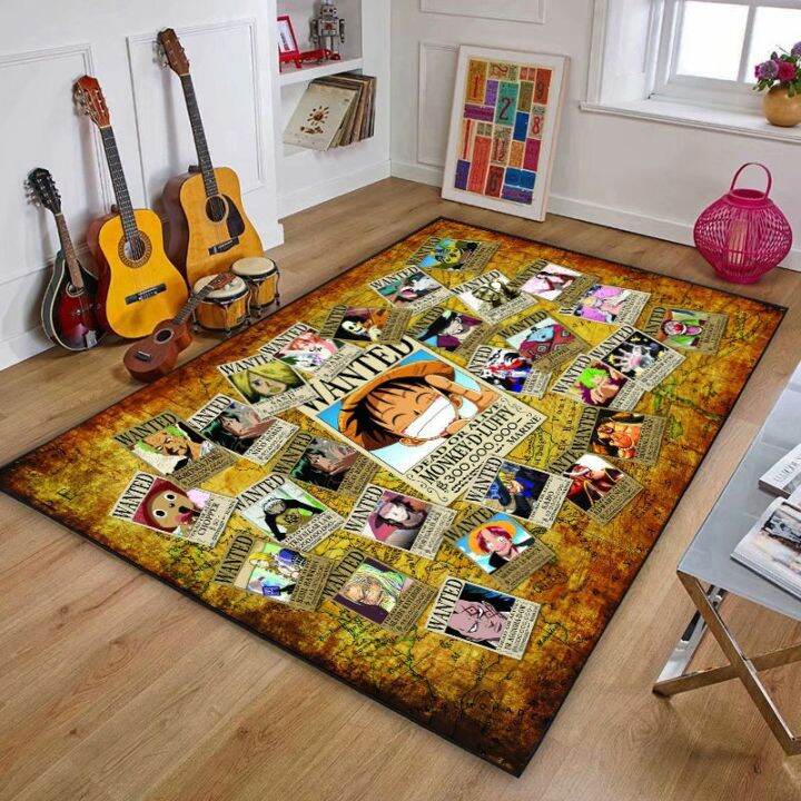 80x12 0Cm/80X180Cm Anime Jepang Logo Populer Karpet Ruang Duduk Kartun