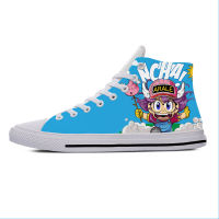 2021Japanese Anime Manga Cartoon Arale Dr Slump Funny Casual Cloth Shoes High Top Lightweight Breathable 3D Print Men Women Sneakers