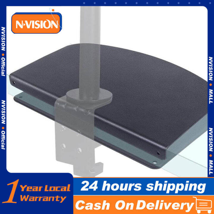 Steel Monitor Mount Reinforcement Plate for Fragile Tabletop, Steel