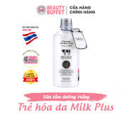 Sữa tắm dưỡng trắng và trẻ hoá da Beauty Buffet Scentio Milk Plus 450ml