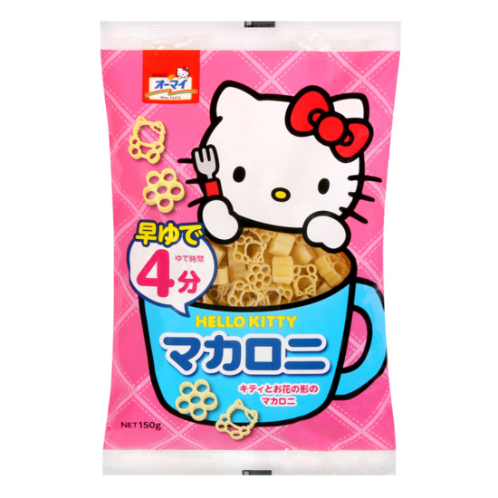 Mì nui hình hello kitty hình hoa 150g nhật bản, mì cho bé ăn dặm - ảnh sản phẩm 5