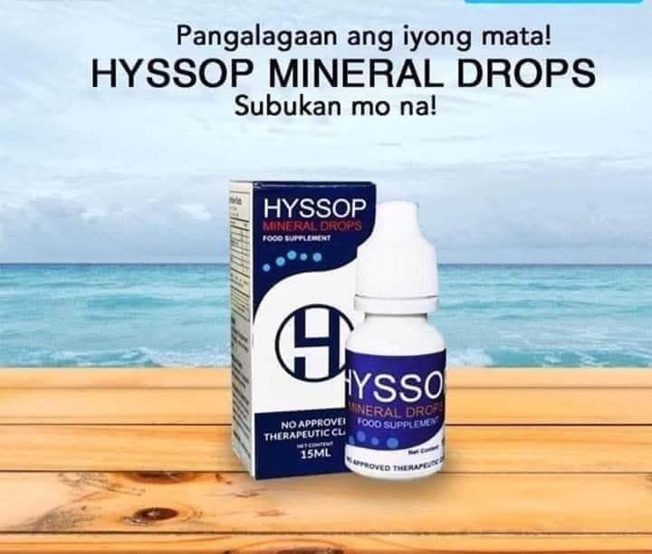 Shermel Shop Hyssop Mineral Drops Food Supplement Original FDA
