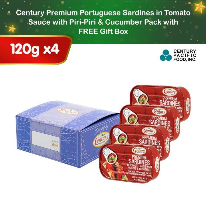 Century Premium Portuguese Sardines in Tomato Sauce with PiriPiri