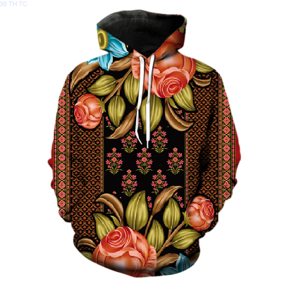 Persian Style Pattern Mens Hoodies Long Sleeve Funny Streetwear Spring With Hood Jackets 3D Print Unisex Oversized Pullover Size:XS-5XL