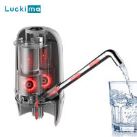 Double Pumps Powerful Automatic Water Dispenser Portable Water Gallon Bottle Switch Pump USB Charging for Home Kitchen Office