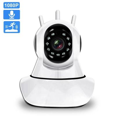 ZZOOI 1080P HD Robot Camera 3 Wifi IP Antennas With 360º Rotation Infrared Night Vision Surveillance Security Camera