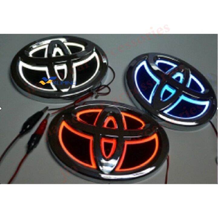 Xuming Toyota 5D Led Car Decal Tail Logo Light Badge Lamp Emblem Stick Car Decoration