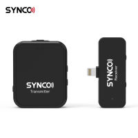 SYNCO G1L 2.4G Wireless Microphone System with Clip-on Transmitter &amp; Mini Type-C Receiver 150M Transmission Range Built-in Battery Compatible with Smartphone Tablet Laptop with Lightning Input for Mobile Vlog Live Streaming Interview Video Recording