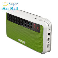 Supermall E500 Rolton สเตอริโอบลูทูธแบบพกพาเข้ากันได้ลำโพง Fm วิทยุเสียงเบสชัดเจนแทร็กคู่เครื่องเล่นเพลง Usb บัตร Tf