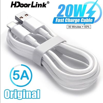 ✌ Hdoorlink 20W สายชาร์จเร็ว สําหรับ USB C เป็น IOS 1 ม. 2 2.7 IP-hone 14 13 12