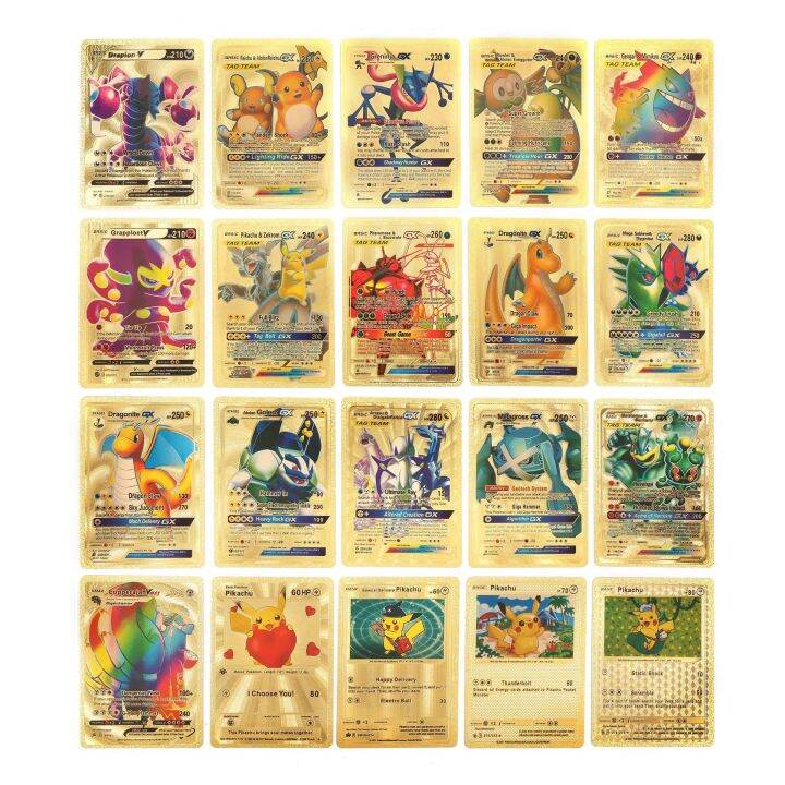 pokemon-110-pcs-not-repeating-cards-charizard-pikachu-rare-gold-leaf-vmax-gx-energy-card-collection-commemorate-toys-battle-card