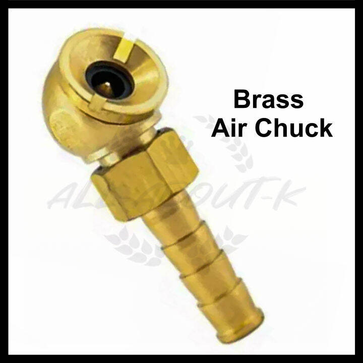 Brass AIR CHUCK Tire Inflator Closed End Hose Barb Fittings Lazada PH