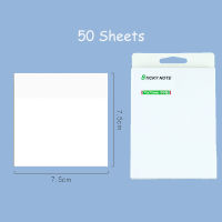 แผ่นเหนียวใสเตือนความจำกันน้ำแผ่นกระดาษกาวข้อความได้เอง50ข้อความ