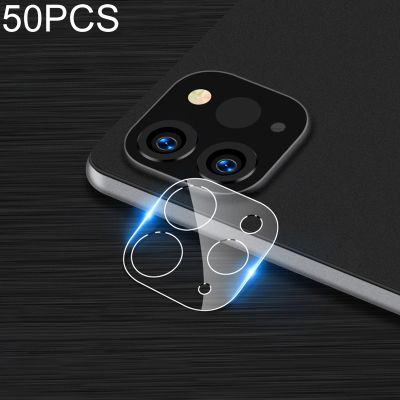 50ชิ้น HD กล้องด้านหลังเลนส์ป้องกันฟิล์มกระจกนิรภัยสำหรับ iPad Pro 12.9นิ้ว2020