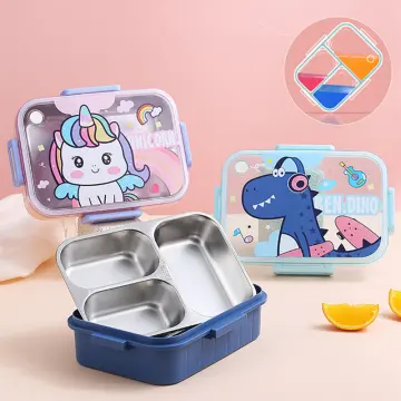 780ml Kawaii Cartoon Lunch Box For Kids School Children Colorful