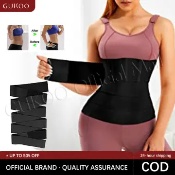 Shop Wellday Women Slimming Tummy Wrap Belt Invisible Strap Waist Trainer  Tape Adjustable Corset with great discounts and prices online - Jan 2024