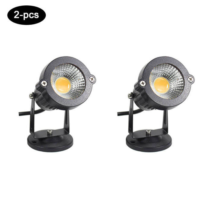 Outdoor LED Spotlight 5W Warm White LED Landscape Light 120V AC IP65