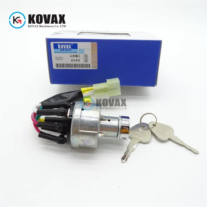 kovax-excavator-สวิตช์จุดระเบิด-lg6210สวิตช์สตาร์ทกุญแจอุปกรณ์เครื่องจักรก่อสร้าง