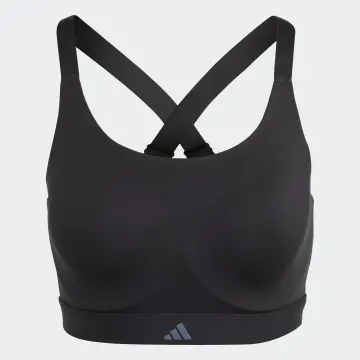 Buy Adidas Ultimate High Support Logo Bra In White